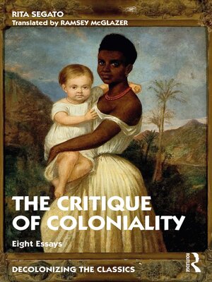 cover image of The Critique of Coloniality